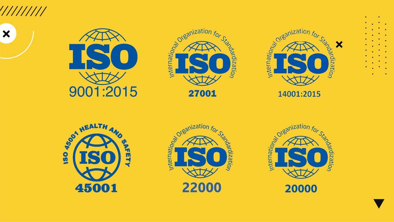 Chart listing common ISO standards in Bangladesh and their applicable industries.