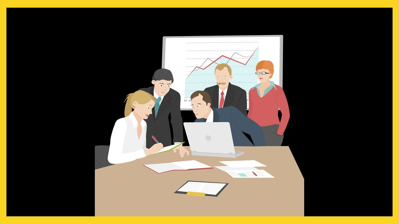 ISO 9001 management review meeting discussing QMS and audit results.jpg