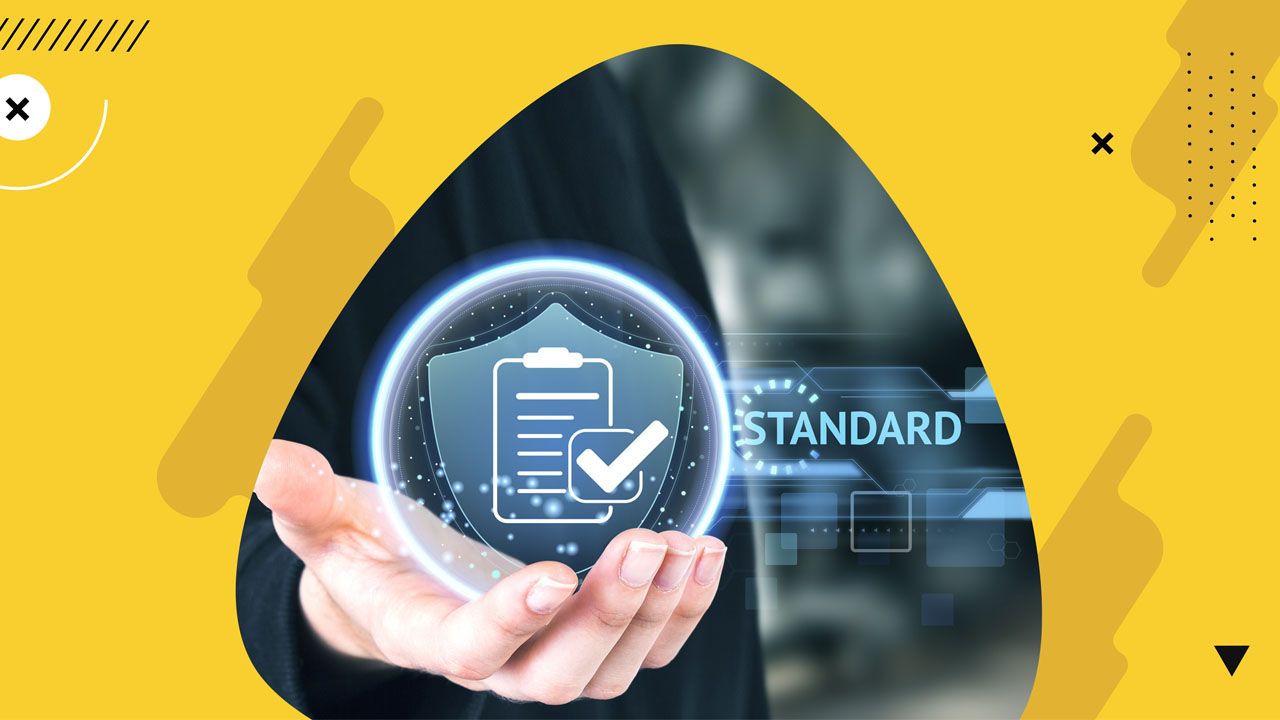 Infographic explaining ISO certification and its role in standardizing business processes across industries.