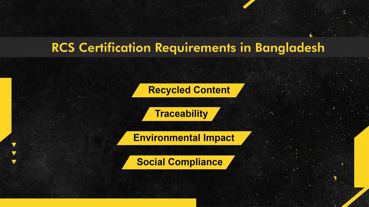 RCS Certification Requirements in Bangladesh